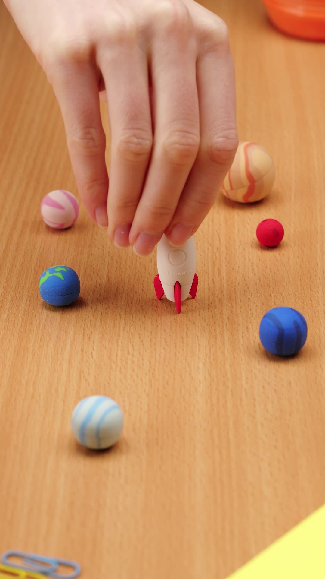 Set De 8 Gomas De Borrar Del Sistema Solar, Diseño Planetario Para Niños, Tamaño De 1.2 A 2.3 Cm, Educativo Y Divertido
