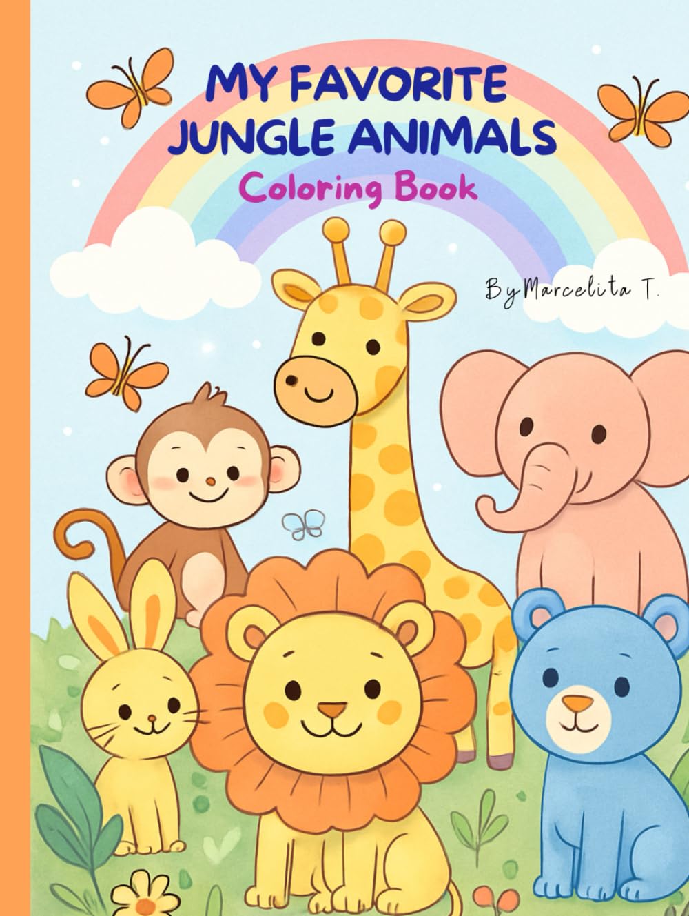 MY FAVORITE JUNGLE ANIMALS: Coloring Book