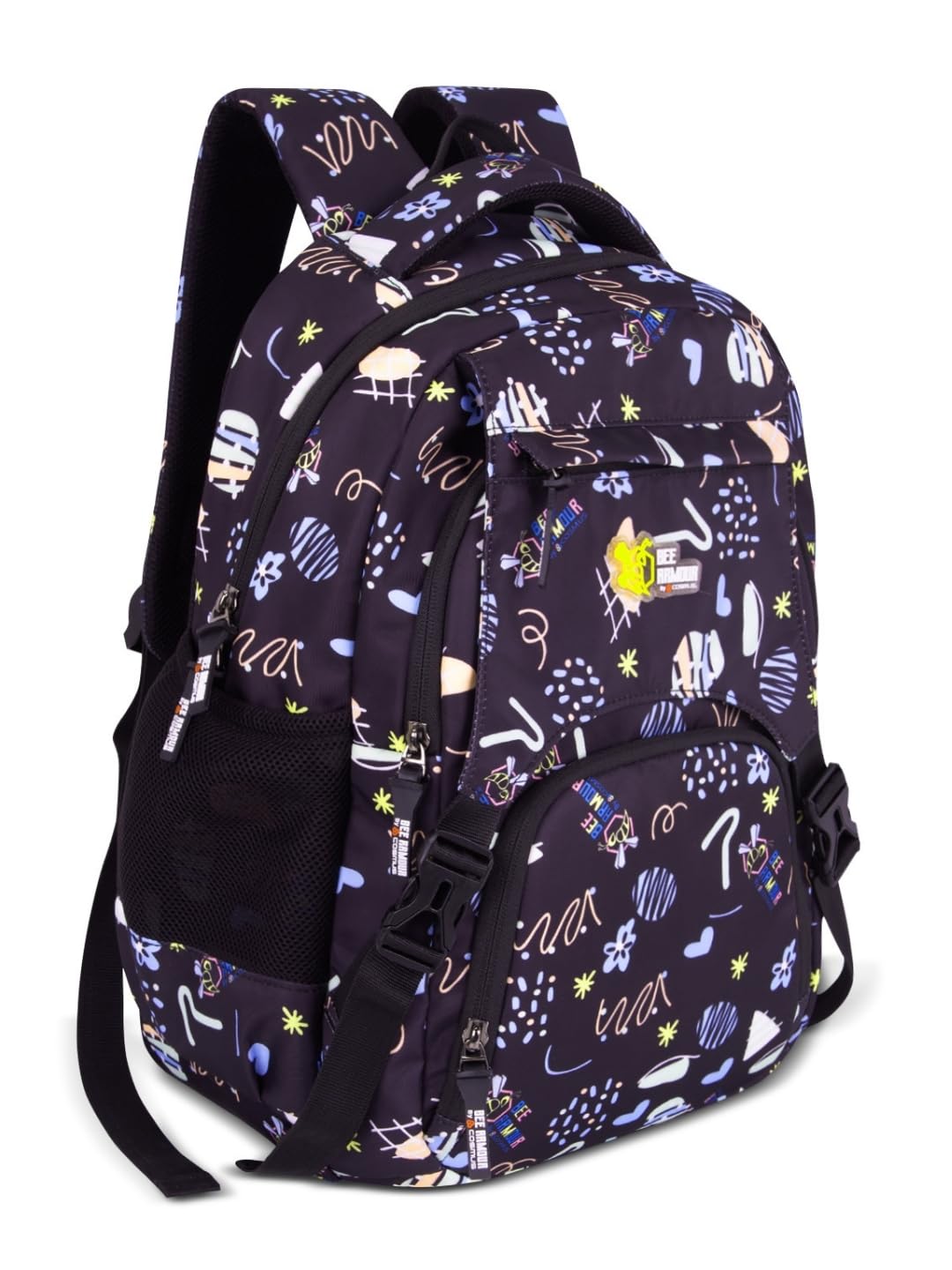 bee armour Zara Sky Blue Doodle Dream School Backpack Pastel Fun Edition-picture-50