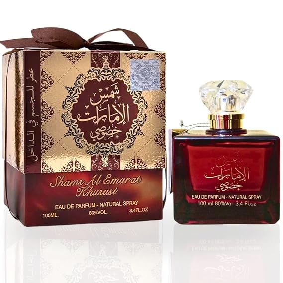 Ard Al Zaafaran Shams Al Emarat Eau De Parfum For Women Spray 100ML (3.4 OZ) Arabian Perfume For Women Luxurious Fragrance Long Lasting Perfume For Women A Blend Of Fresh Sweetness & Floral Elegance