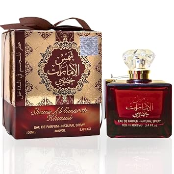 Ard Al Zaafaran Shams Al Emarat Eau De Parfum For Women Spray 100ML 3.4 OZ Arabian Perfume For Women Luxurious Fragrance Long Lasting Perfume For Women A Blend Of Fresh Sweetness & Floral Elegance