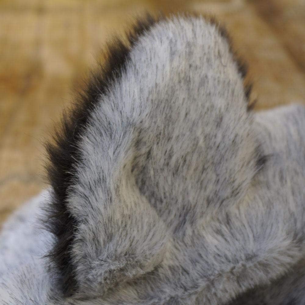 Silver Fox Furry Animal Winter Bike Snow Ski Helmet Cover