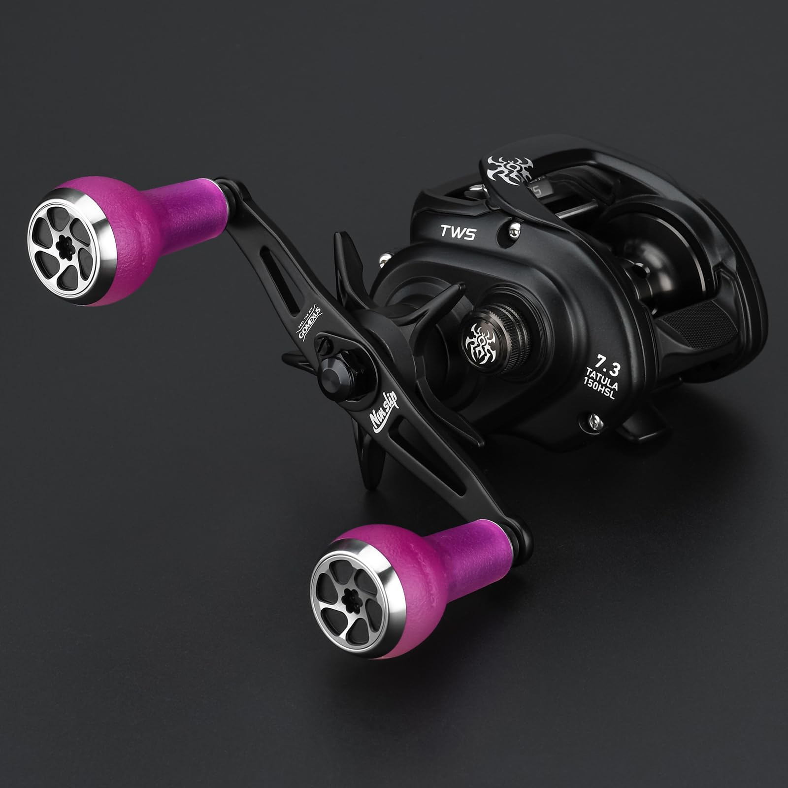 Acheter Gomexus T22BKPL Bouton Titane Noir Violet 22mm Shimano A , Daiwa S ( 7917