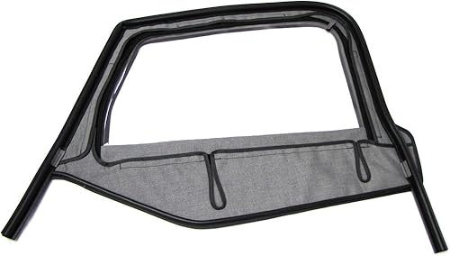 Miniatura 29 de Revestimiento superior estilo de fábrica Sierra Offroad para Jeep Wrangler TJ (1997-2002), funda blanda con vidrios polarizados, sin puertas Spice