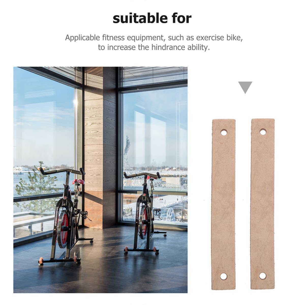 SUPVOX Les Plaquettes De Frein Accessoires Tricycle Pliant Plaquette De Frein Trousse Leviers Poignées Scooter Étagère Bloc Pièces Fixes Peau De Vache