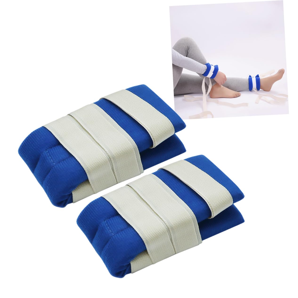 NOLITOY Sponge Holders for Arm and Leg Constraints Breathable Band with Quick Release for Patient Safety and Comfort