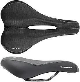Selim Ciclismo Mtb Absolute Em Gel 165Mm X 270Mm Pto/Cnz