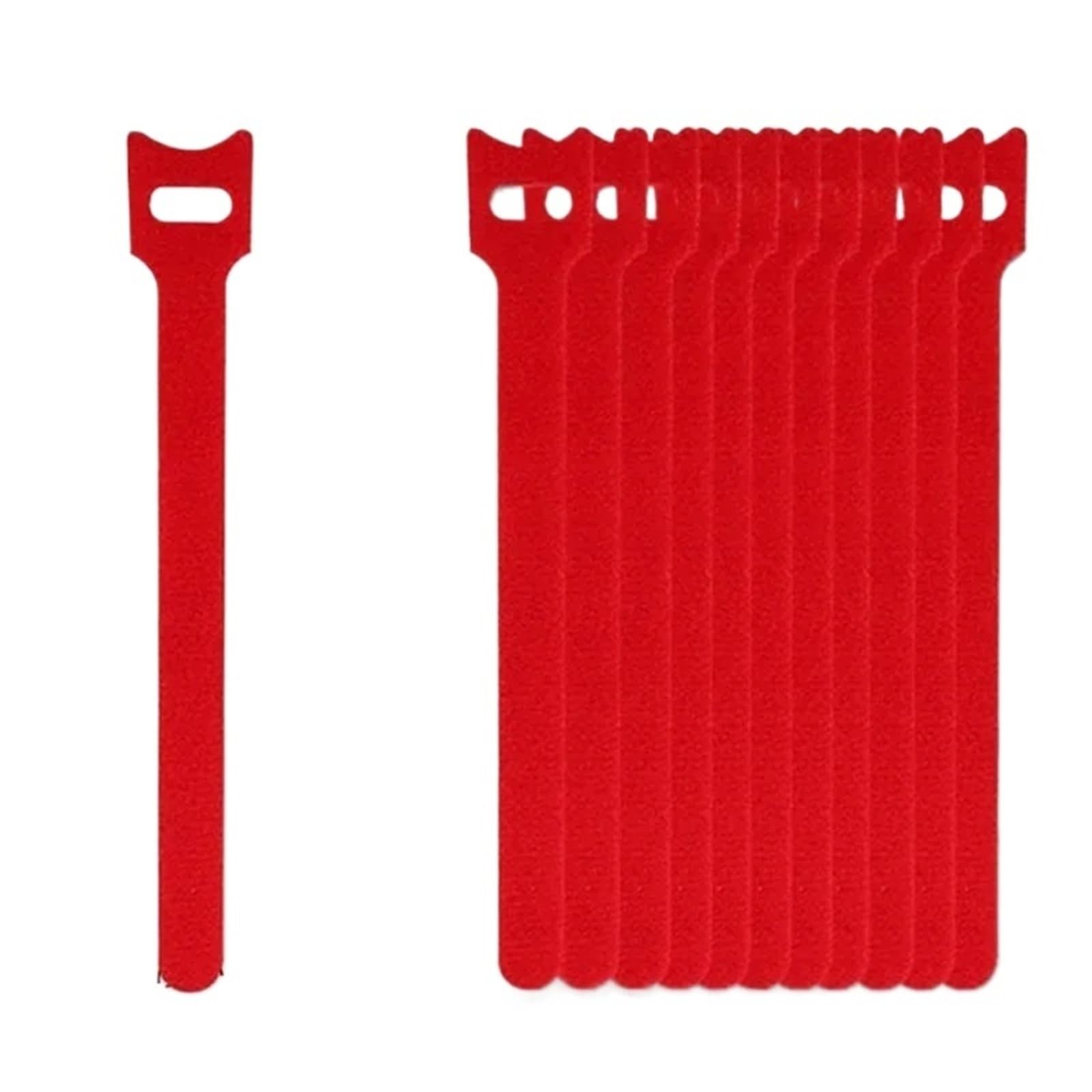 Gjgfjghk Red Zip Ties Self Adhesive Fastener Nylon Fastening Wire Buckle Diy Cable Management Straps Adjustable Cord Buckle Reusable Cable Ties Long Cable Ties(,50Pcs)