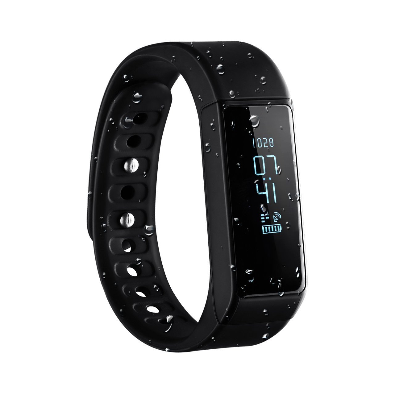 Smart Bracelet,i5 plus MaiDealz Smart Fitness Bracelets Activity Pedometer Wristband Sleep Tracker Touch Screen Waterproof Smartwatch for Android and iOS Smart Phones Such as iPhone 7/7 Plus/6s/6/6 Plus/5/5S/SE, Huawei Mate 7/P9, LG, Sony,Black