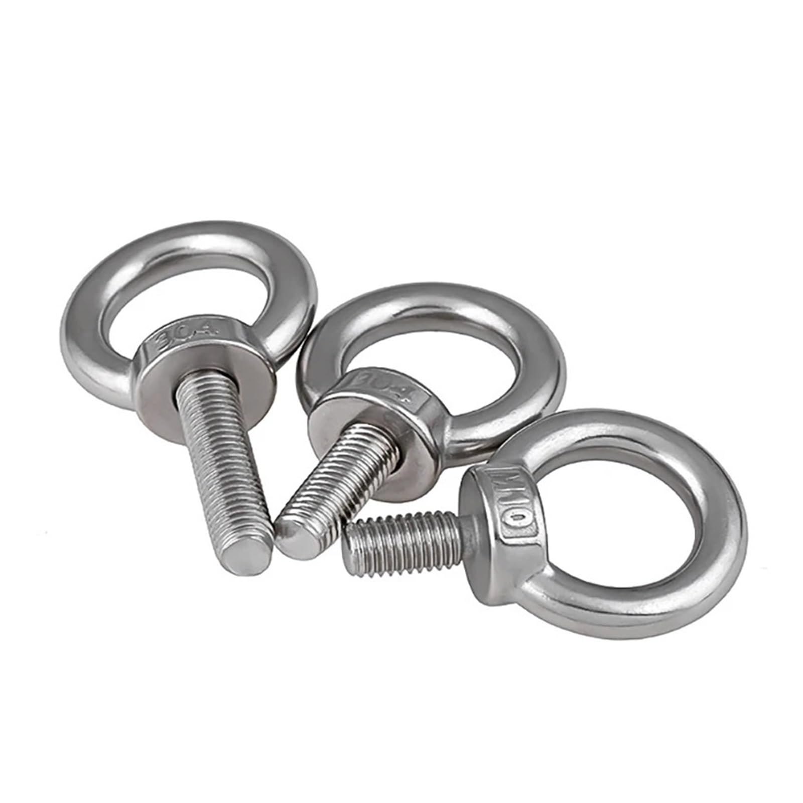 1pc M3-M24 304 A2-70 Bullone a occhiello in acciaio inossidabile Ve a occhiello di sollevamento Anello di aggancio Ve Anello marino Foro ad anello per cavo Corda  13