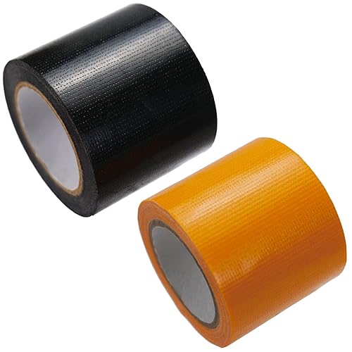 Mini cinta adhesiva para conductos, 2 unidades, tamaño de viaje, para exteriores, campamento, senderismo, emergencia, para meter en el bolsillo a