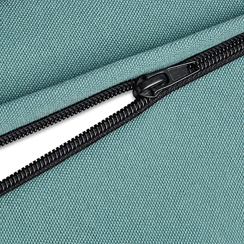 Amazon Basics Deep Seat Outdoor Patio Seat And Back Cushion Set 25 X 25 X 5 Inches And 28 X 22 X 5 Inches, Cyan Blue #TOP4