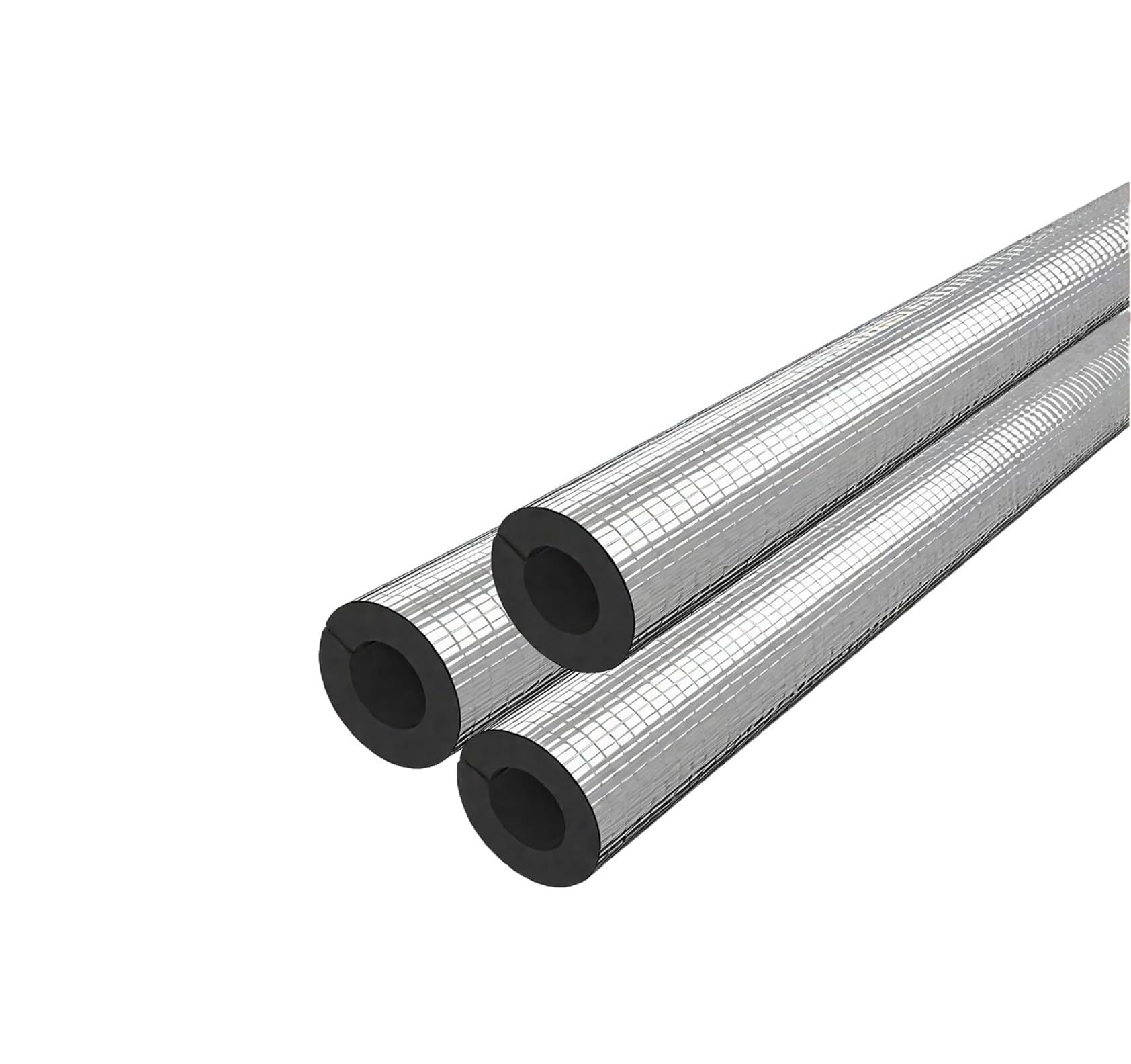 Tubo de espuma aislante for tuberías autoadhesivo, tubo de espuma ignífugo, diámetro interior de 3/5 pulgadas a 4-1/2 pulgadas, longitud de 3 pies(ID 4-1/2"xT 1-3/16")