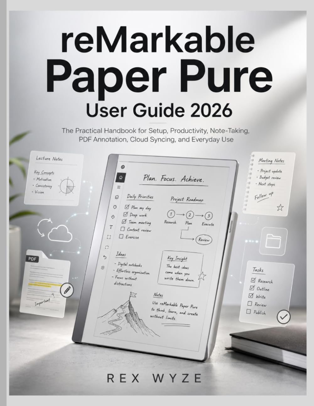 reMarkable Paper Pure User Guide 2026: The Practical Handbook for Setup, Productivity, Note-Taking, PDF Annotation, Cloud Syncing, and Everyday Use