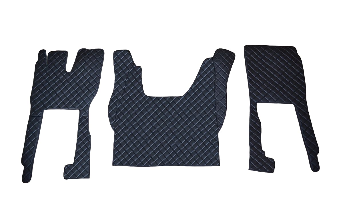 Tapis De Sol Pour IVECO S-WAY à Partir De 2024 (nouvelle Forme) - Noir Et Rouge - Conduite à Gauche Uniquement - 6