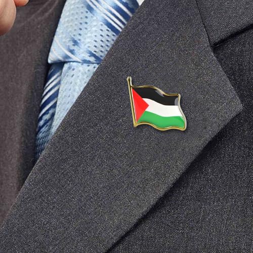Image of Country Flag Brooch Metal Alloy Souvenir Pin Shirt Hat Backpack Jewelry Accessories Decoration Party Christmas Gift Badge International Travel Pin