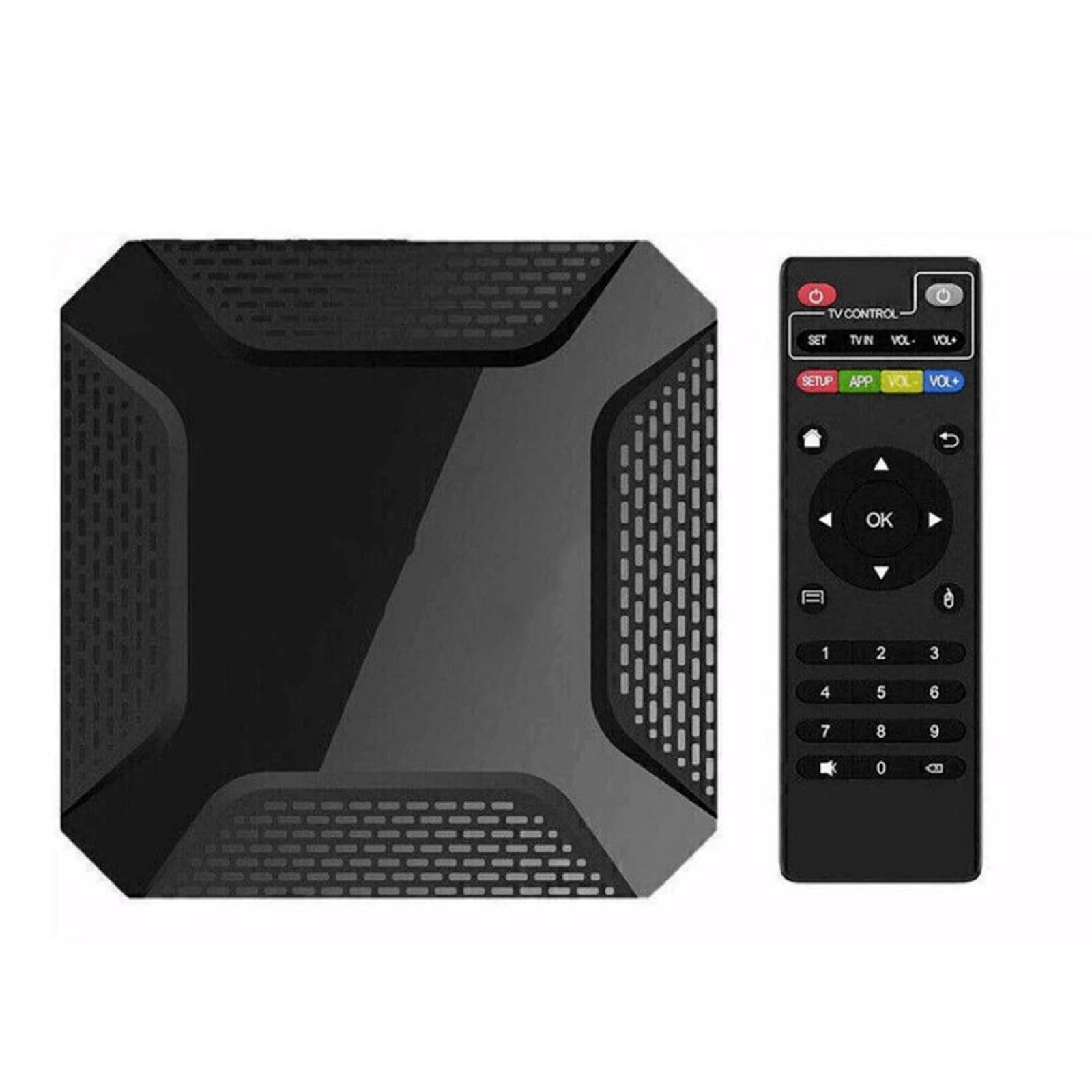 BODYA Caja de TV inteligente inalámbrica 4K HDMI Quad Core HD 4GB + 64GB WIFI Media Stream Player Android 13.0 con cargador