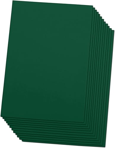 Ader Products - Hojas de espuma EVA verde, 0.079 pulgadas de grosor, 6 x 9 pulgadas, papel de espuma artesanal para artes y manualidades, 12 hojas