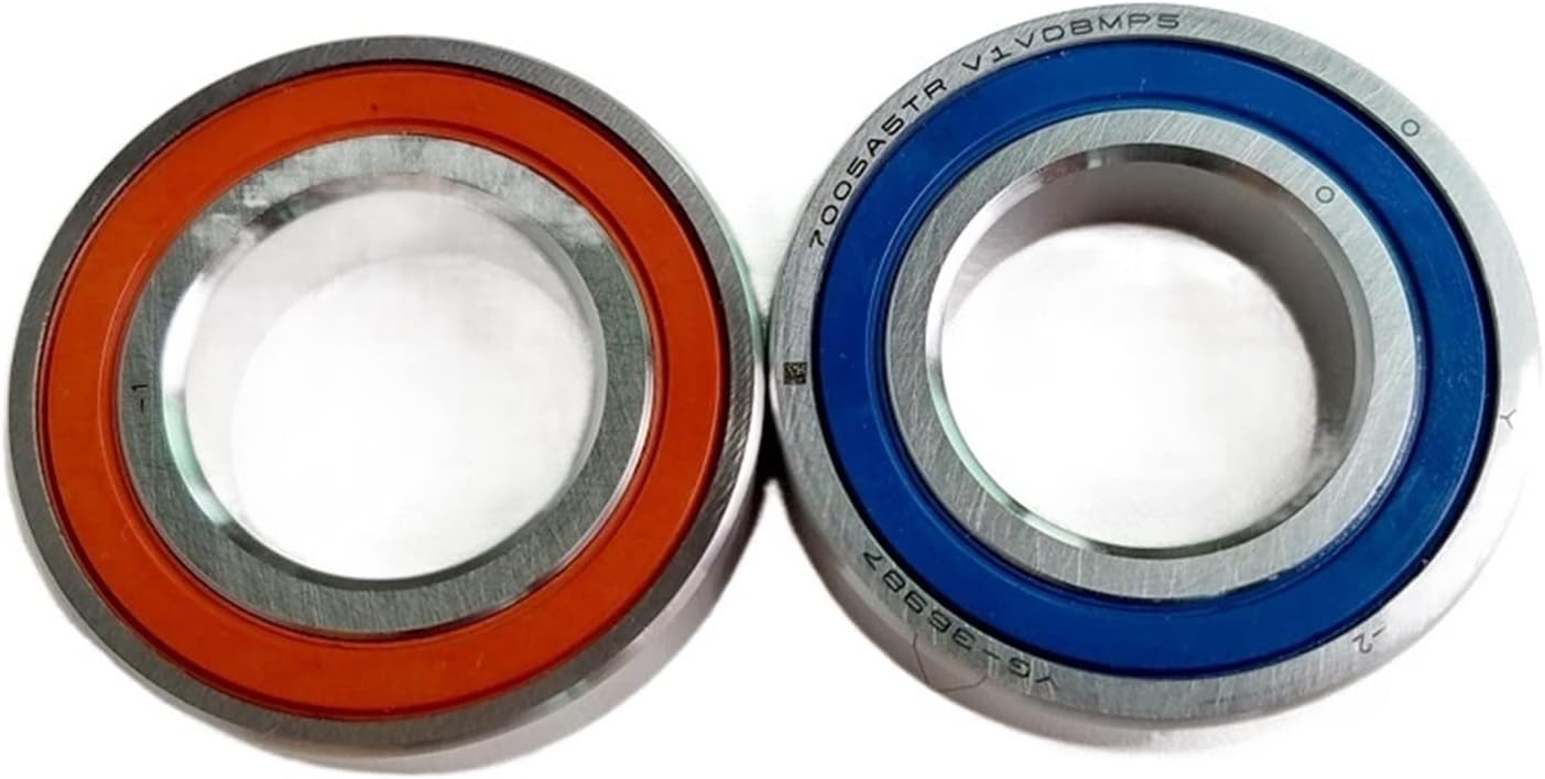 1 Pair 7205 7205C-2RZ-P4-DTA 25x52x15 Sealed Angular Contact Bearings Speed Spindle Bearings CNC ABEC 7(DB)