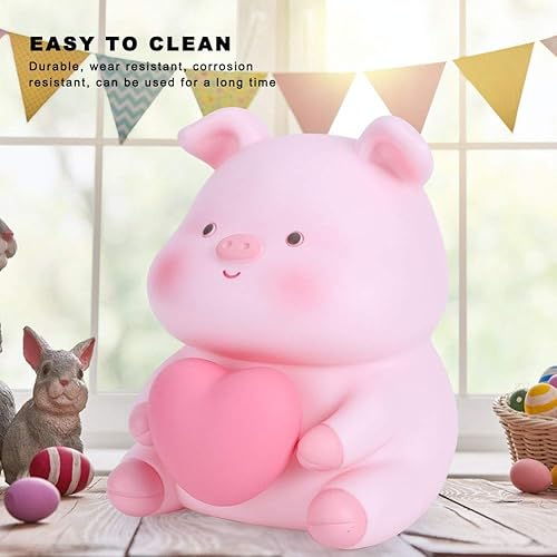 Miniatura 4 de OUKENS Banco de dinero, bonita alcancía de dibujos animados, caja de ahorro de dinero con luz nocturna, banco de monedas para niños y niñas, banco