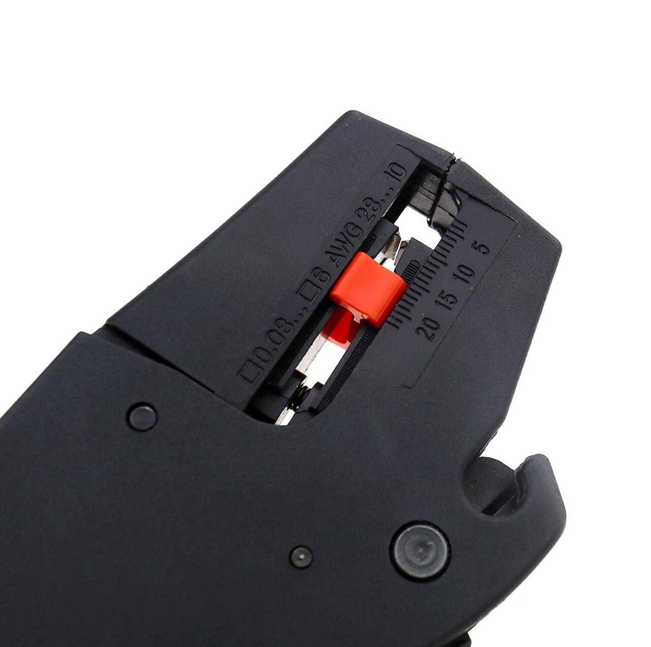F Season NECALON Wire Stripper, Black, Plastic, 0.08-6 mm², Automatic, Adjustable Stripping Diameter, Wire Cutter, No Wire Core Damage - Image 4