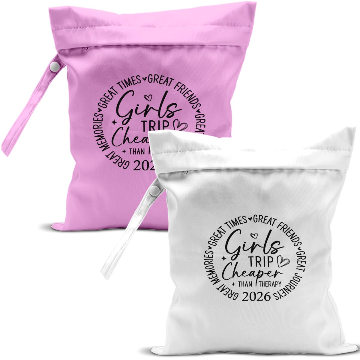 zcyxuuw 2Pcs Girls Trip Gifts Wet Dry Bag, Beach Bag Wet Bag Favors, Sunscreen Aloha Bags Swimsuit Toiletry Travel Essentials For Women, Beach Travel