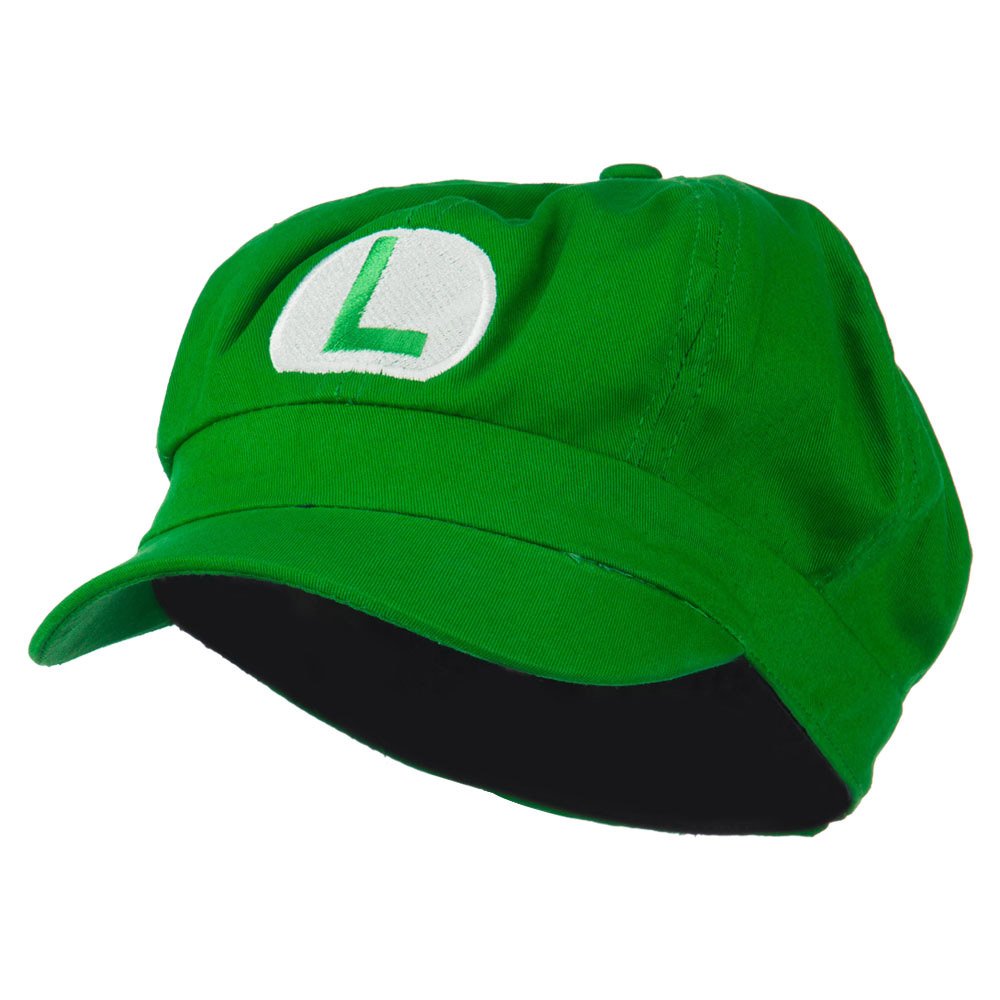 e4Hats.com Circle Mario and Luigi Embroidered Cotton Newsboy Cap