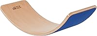 ECR4Kids Blue Montessori Balance Board with Felt Base - Wooden Wobble Rocker Toy for Kids Balance, Coordination & Creativity
