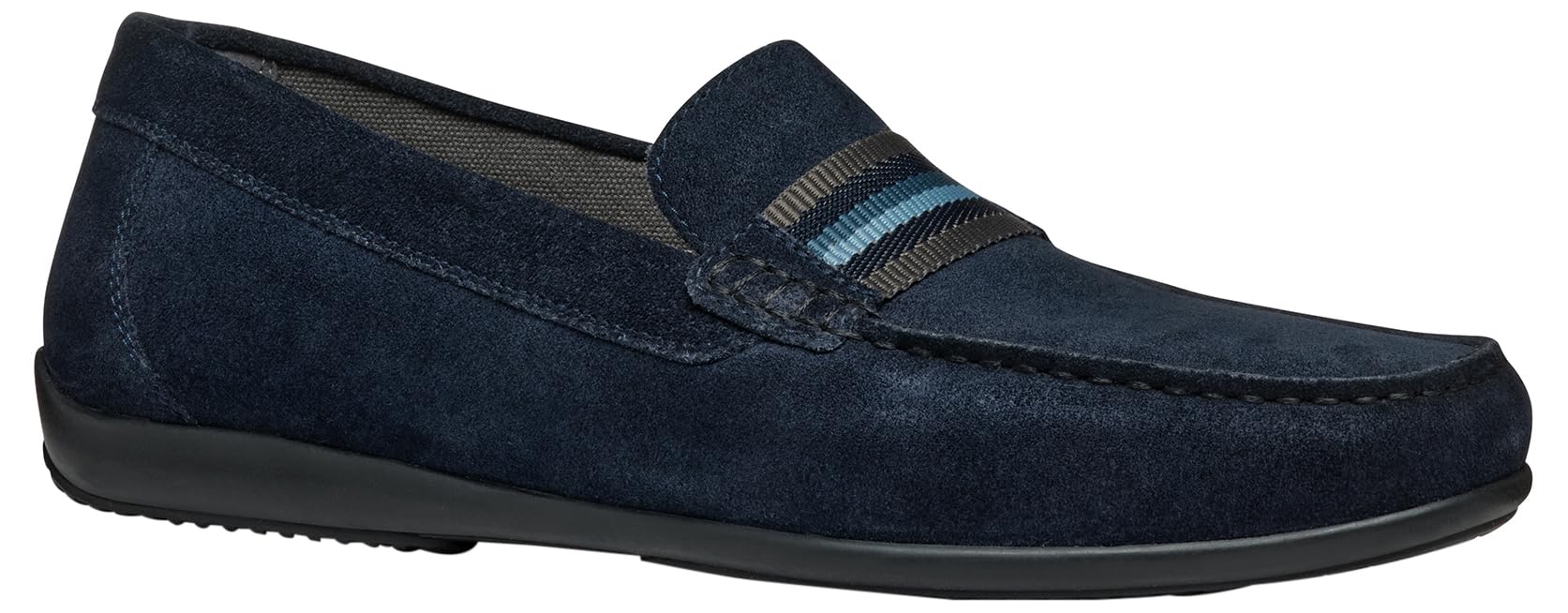 Geox Men's U ASCANIO A Moccasin, Navy, 11 UK