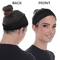 Vista 6 de TERSE Diademas para mujer, 4 pulgadas de ancho, bandas antideslizantes para el cabello, bandas elásticas para el sudor, accesorios para el cabello