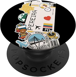 Airport and Airline Tags - Boarding Pass of Pereira PopSockets Standard PopGrip