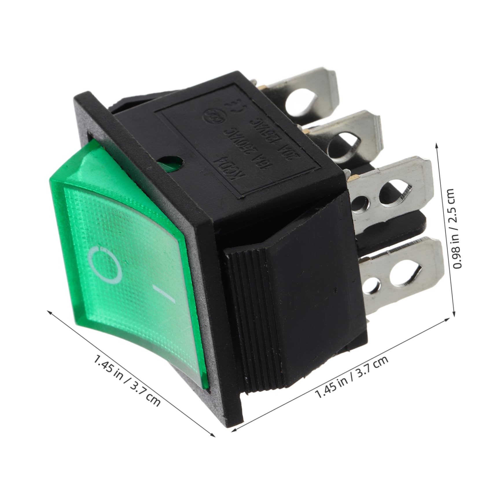 FUNOMOCYA Rocker Switch Position Toggle Switch with LED Indicator for Boats Vehicles and Light Bars Reliable for Easy Operation