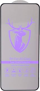 شاشة حماية زجاج امامية 9H لهاتف اوبو Reno 6 - شفاف/اسود