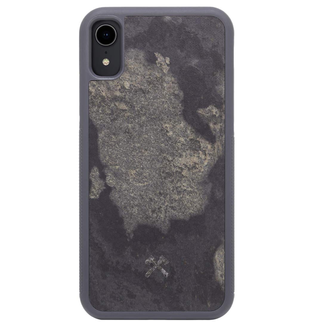 Woodcessories Apple Stone Collection EcoCase iPhone Xr camo gray sto054