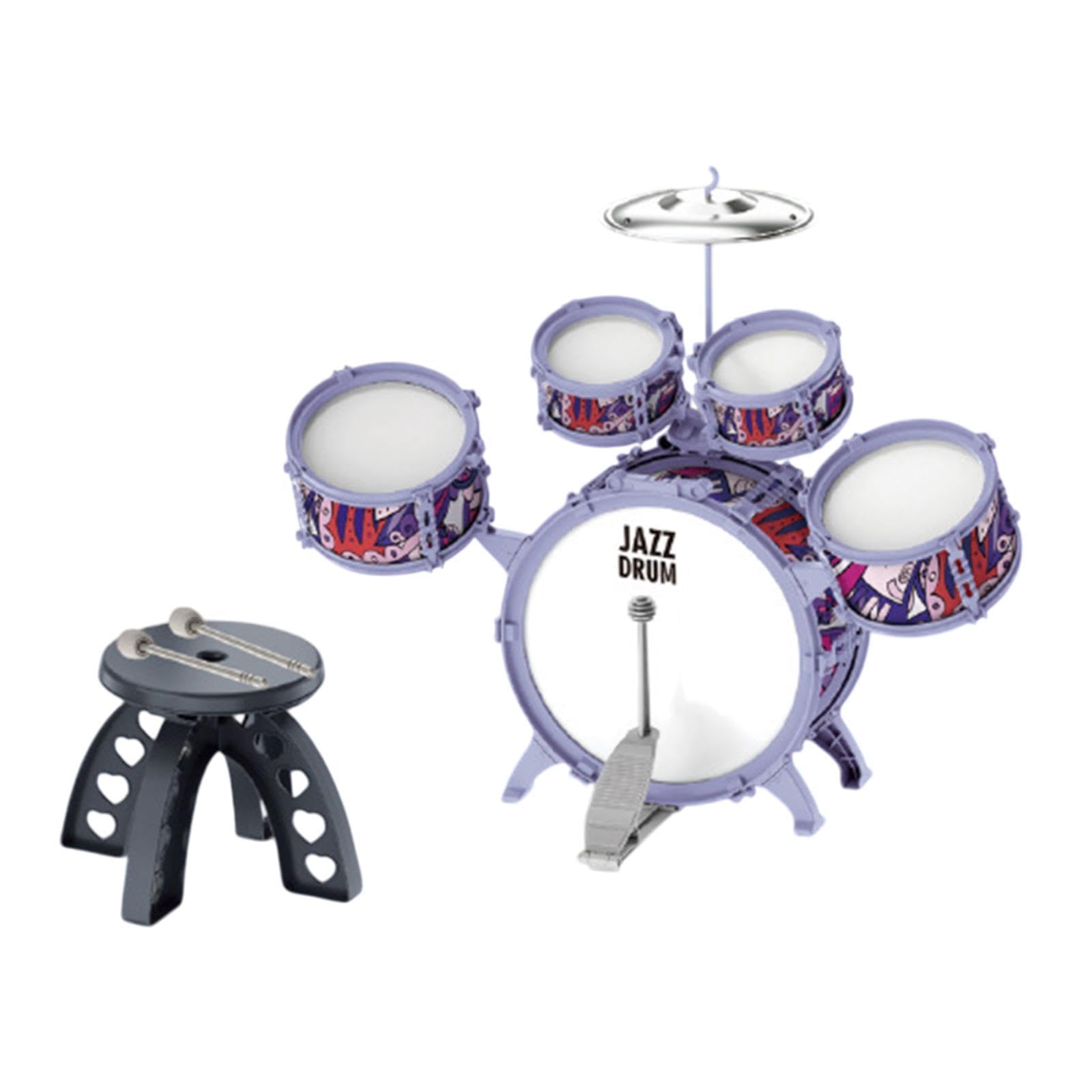 Batterie pour Enfants, Instrument de Percussion pour Concert, Cadeau d'anniversaire Ou Fête