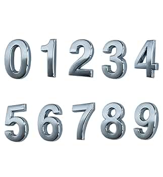 Amazon.com: 1.5 Inch Mailbox Numbers, Self Stick 3D Door