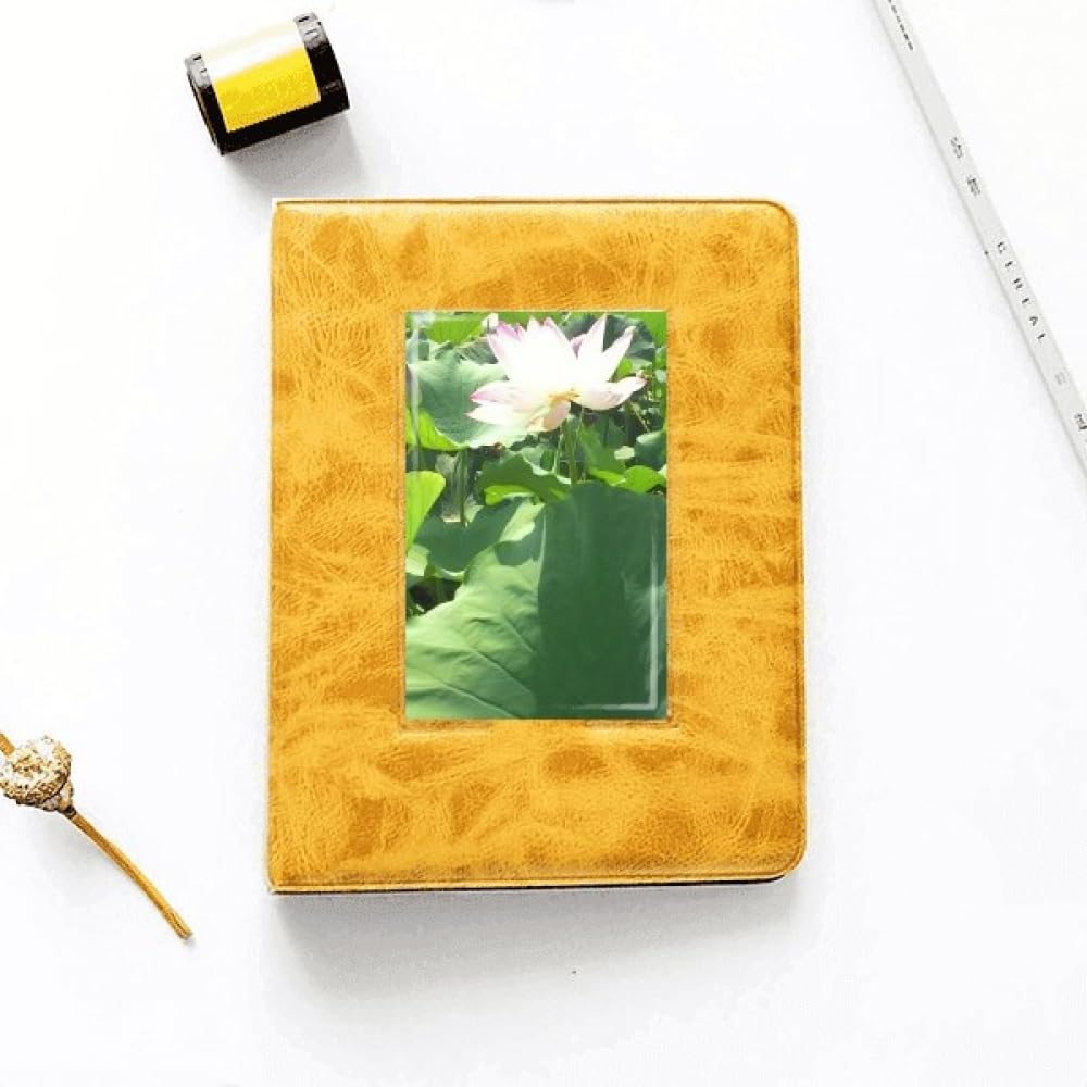no/no Lotus Pond White Art Deco Fashion Photo Album Family Wedding Picture 4x6