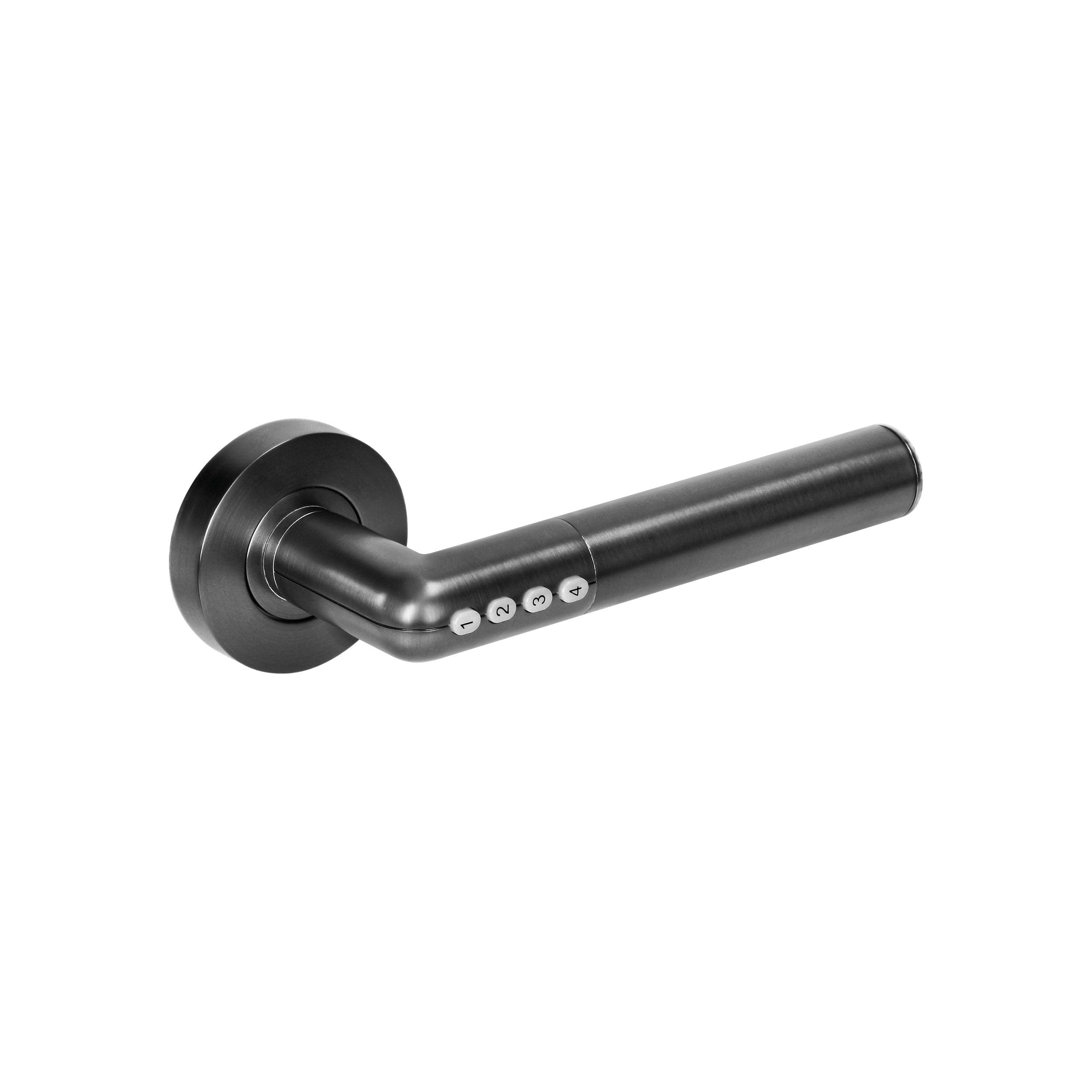 Inteligentny Zamek do Drzwi z otwieraniem za pomocą PIN lub Bluetooth 4.0 Smart IP44 (czarna)