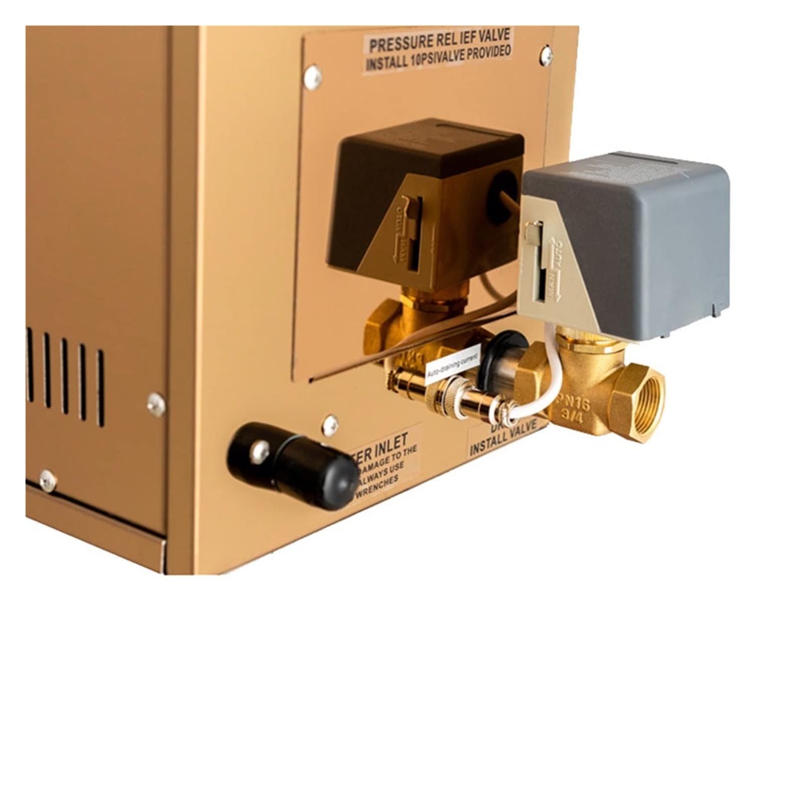 Elektryczny piec do sauny, Generator pary sauny 6/7/8/ 9kW Automatyczny generator ze stali nierdzewnej Deskaling Sauna Pokój do kąpieli parowej spa pokoju z inteligentnym kontrolerem dotykowym(9KW)