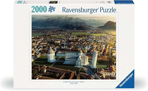 Ravensburger Puzzle 17113 - Pisa in Italy - Rompecabezas de 2000 piezas para adultos y niños a partir de 14 años