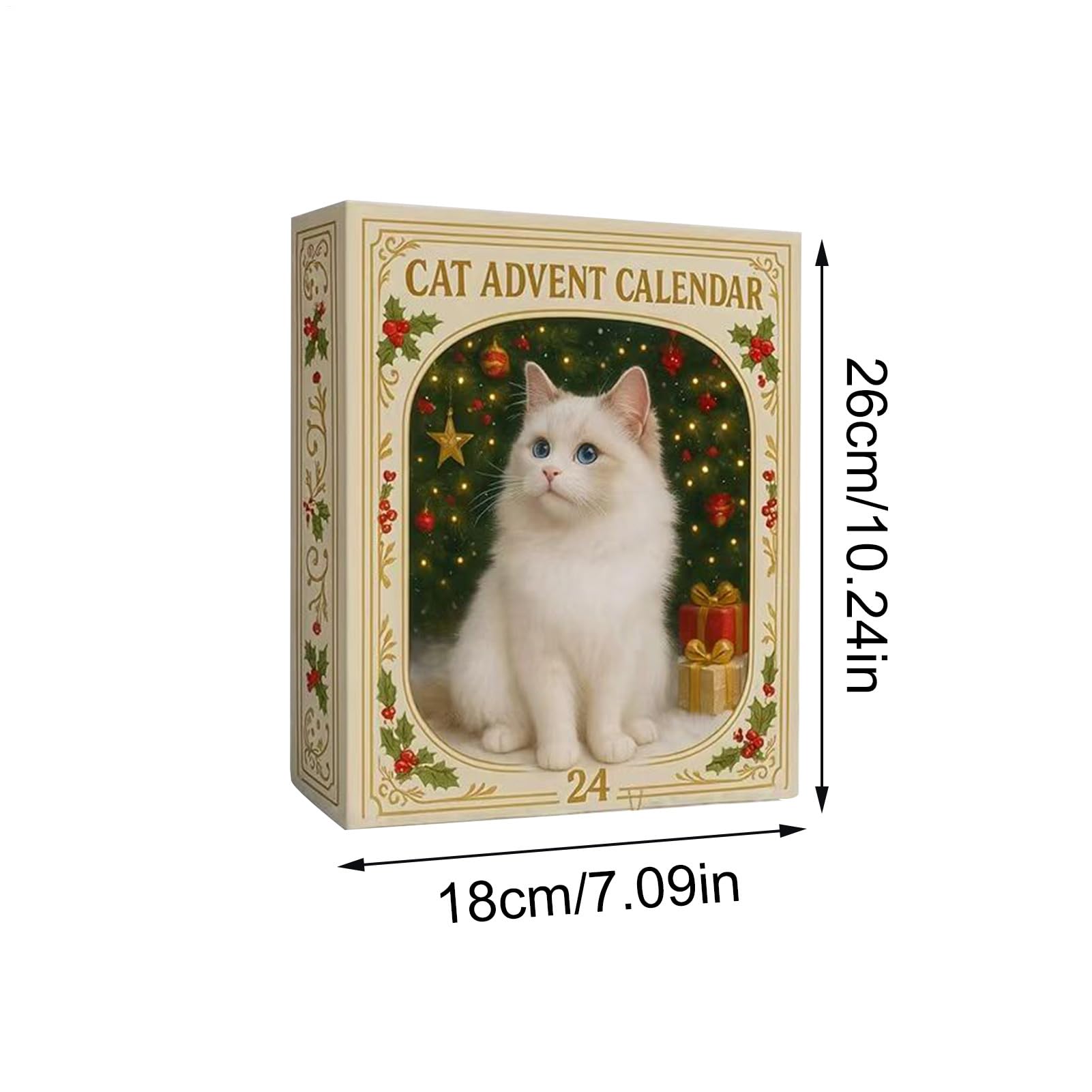 Katze Adventskalender 2025 Mit 24 Rassen - Weihnachts-Countdown Für Katzenliebhaber