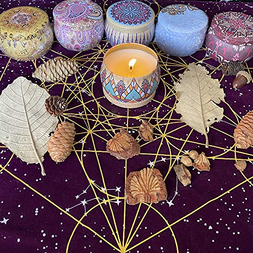 AQIN Tarotkaart Tafelkleed 60X60cm Raster Altaar Tarot Tafelkleed Tarot Doek Waarzeggerij Tafelkleed Dik Fluweel… - Image 3