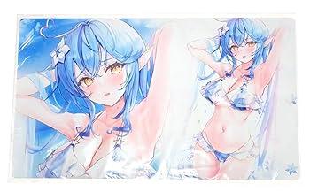 α1 ホロライブ 青ビキニ&ネックレス 雪花ラミィ スリーブ&プレイマット ラミィちゃんしか愛せない！VTuberタレントグループ『ホロライブ