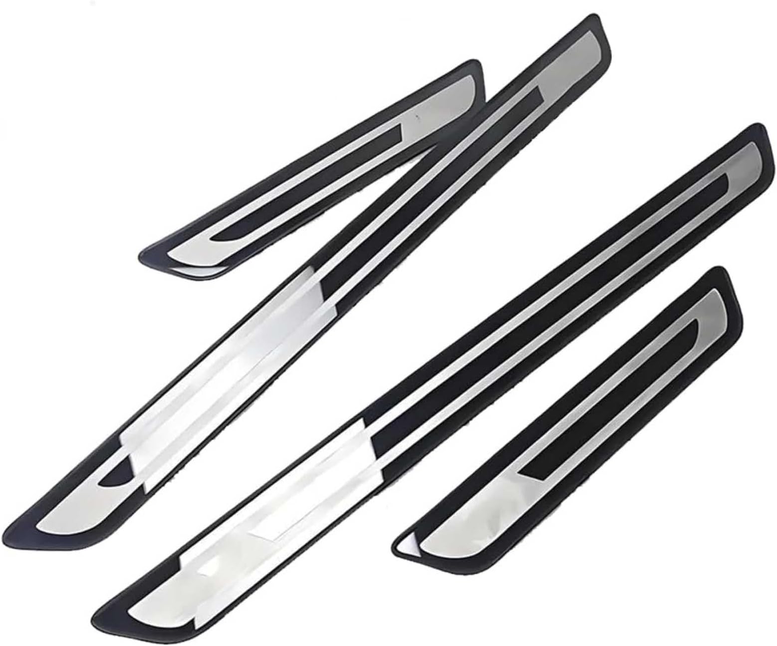 4 PCS Stainless Steel Car Door Sill Strip Scuff Plates for Lexus GS200T 2016-2018, Welcome Scratch Protection Anti-Scratch Car Accessories