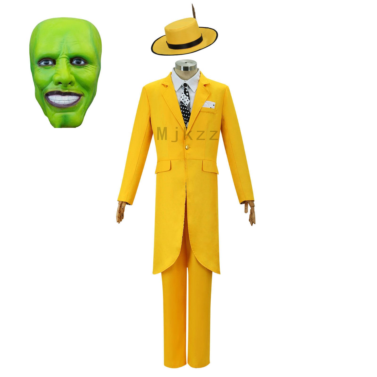 Amazon.co.jp: ザ・マスク 映画 コスプレ衣装 コスチュームセット