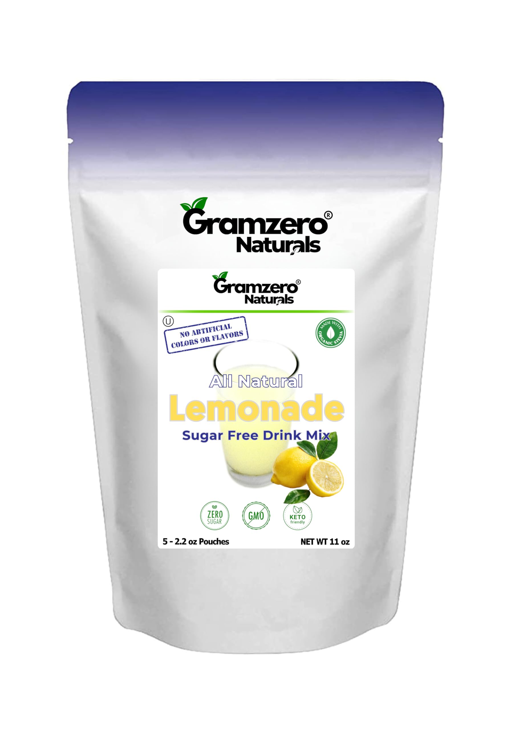 Amazon.com : GramZero All Natural Lemonade Sugar Free Drink Mix