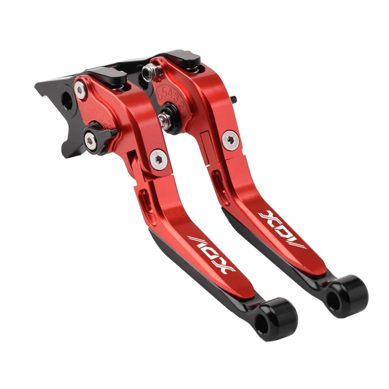 WKDYRIWO Motorcycle Clutch Levers Brake Cowl for LONGJIA XDV150Si XDV250Si XDV300i Adjustable CNC Aluminum Modification Accessories Motorcycle Brake Clutch Levers