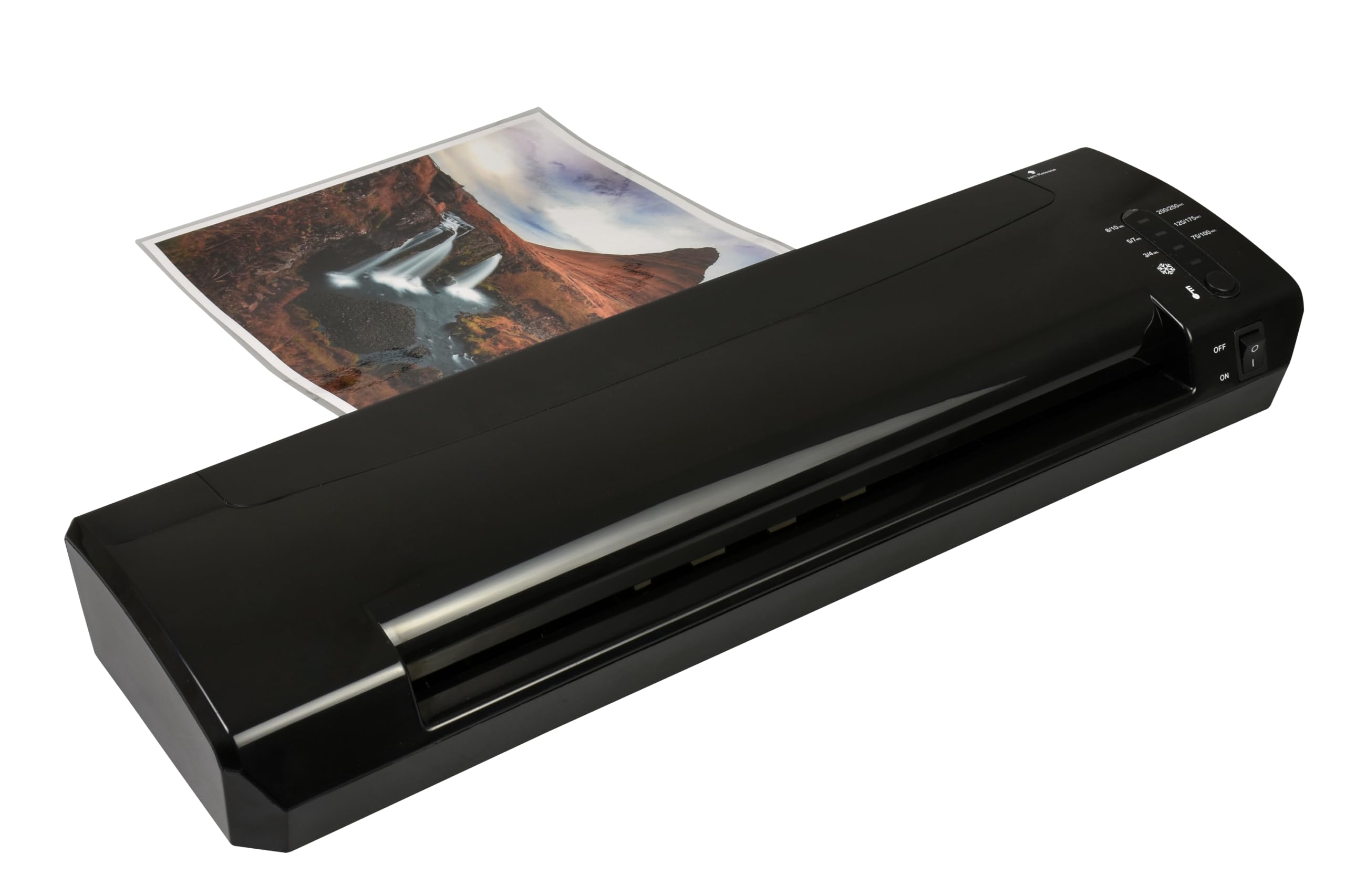 monolith - Laminatrice per formati DIN A3 con 2 rulli riscaldanti | Laminazione a caldo e a freddo, con taglierina per carta e arrotondatore per angoli inclusi
