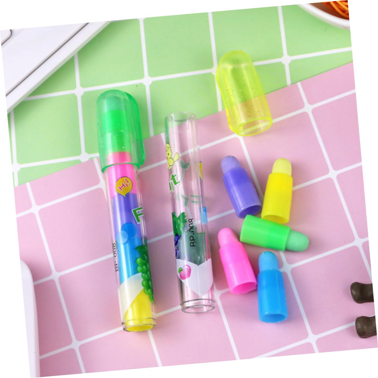 36 pezzi Gomme da Cancellare di Design Smontabile Sezioni Gomme Divertenti per Portatile e per Scuola e Ufficio