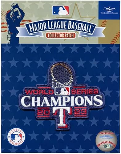 Parche coleccionable de los Texas Rangers 2023 World Series Champions